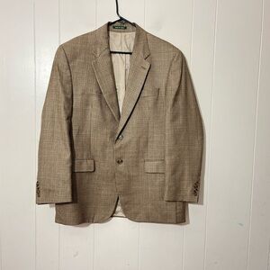 LAUREN RALPH LAUREN Men’s Silk Wool Sport Coat Suit Jacket Blazer Size 42R